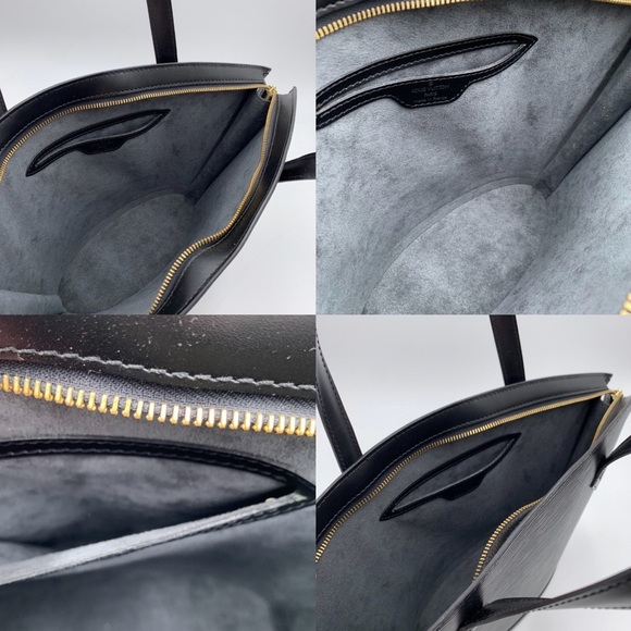 100% Authentic LOUIS VUITTON Epi Saint Jacques PM Black - Picture 8 of 10